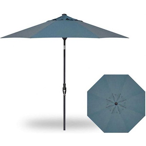 9 Foot Glide Tilt Round Aluminum Market Umbrella