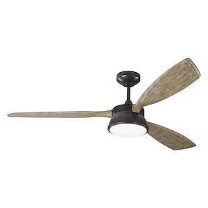 Destin-3 Blade Ceiling Fan with Handheld Control and Includes Light Kit in  Style-57 Inch Wide by 13.69 Inch High
