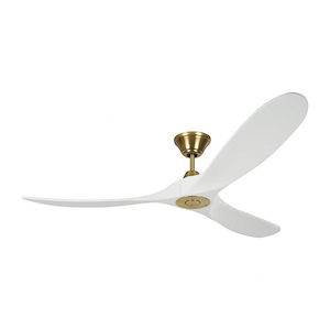 Maverick-3 Blade Ceiling Fan with Handheld Control in Contemporary Style-60 Inch Wide by 11.7 Inch High