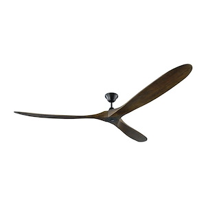 Maverick Super Max-3 Blade Ceiling Fan with Handheld Control in Modern Style-88 Inch Wide by 13.69 Inch High
