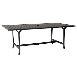 Seal Cove - 77.75 Inch Rectangular Dining Umbrella Table