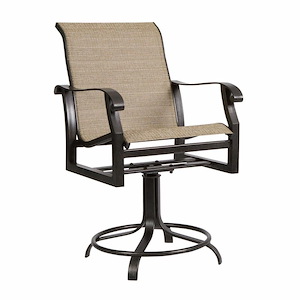 Cortland - 42.75 Inch Sling Swivel Counter Stool - 1083563