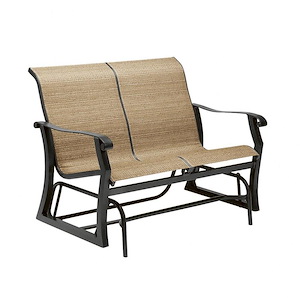 Cortland - 46 Inch Sling Gliding Love Seat - 1083334