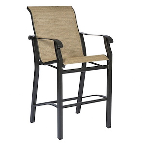 Cortland - 47.25 Inch Sling Stationary Bar Stool - 1083564