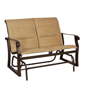 Cortland - 46 Inch Padded Sling Gliding Love Seat - 1083335