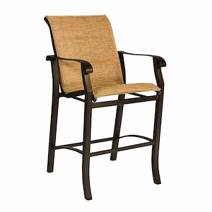 Cortland - 47.25 Inch Padded Sling Stationary Bar Stool - 1083567
