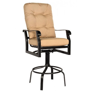 Cortland - 54.25 Inch Cushion Swivel Bar Stool - 1083568