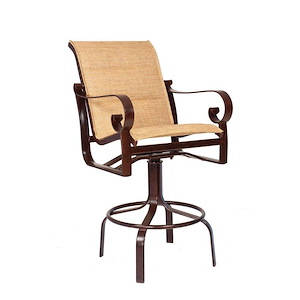 Belden - 47.5 Inch Padded Sling Swivel Bar Stool - 1083587