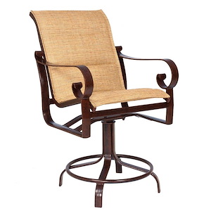 Belden - 42.5 Inch Padded Sling Swivel Counter Stool - 1083588