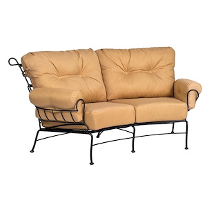 Terrace - 82.5 Inch Crescent Love Seat