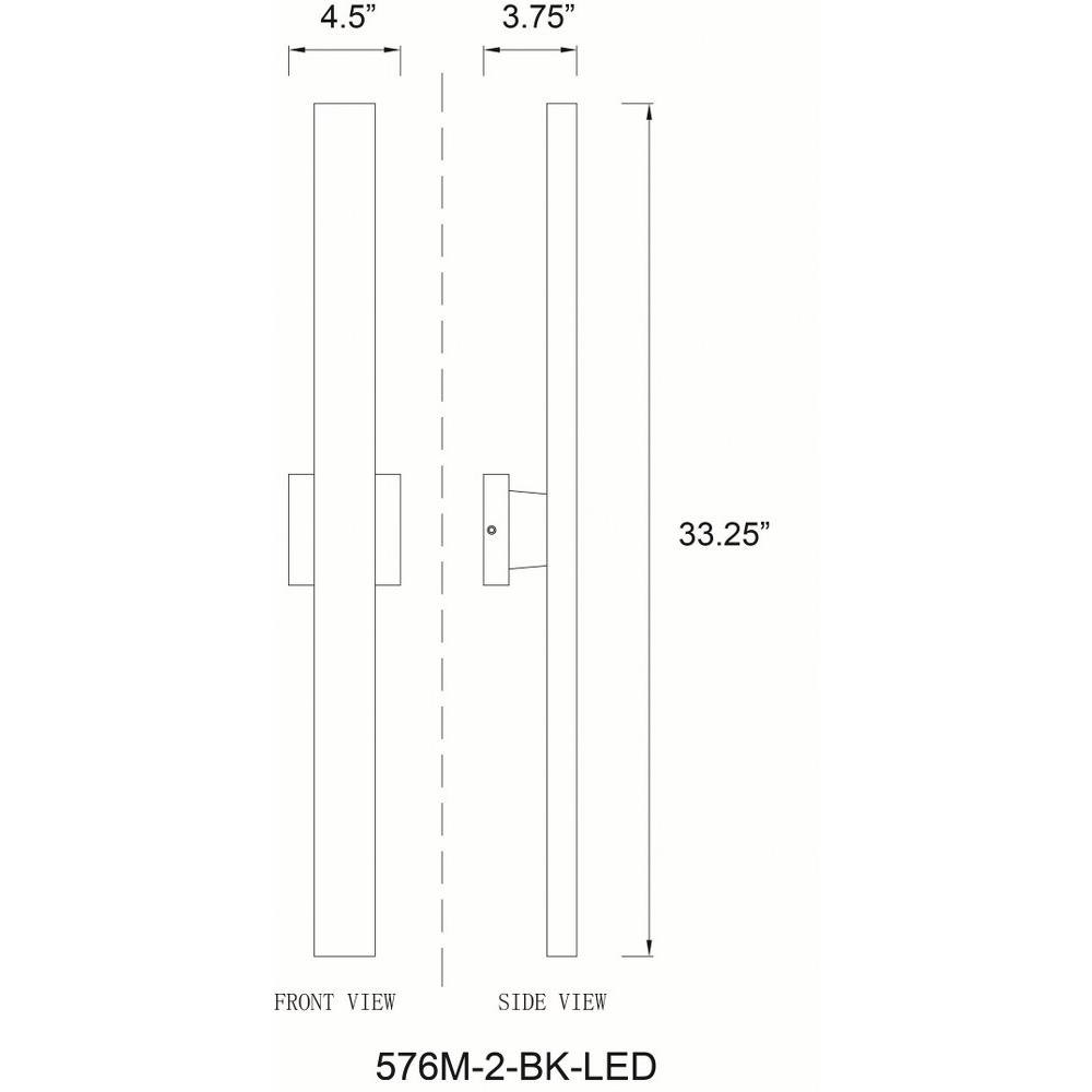 576M-2-BK-LED