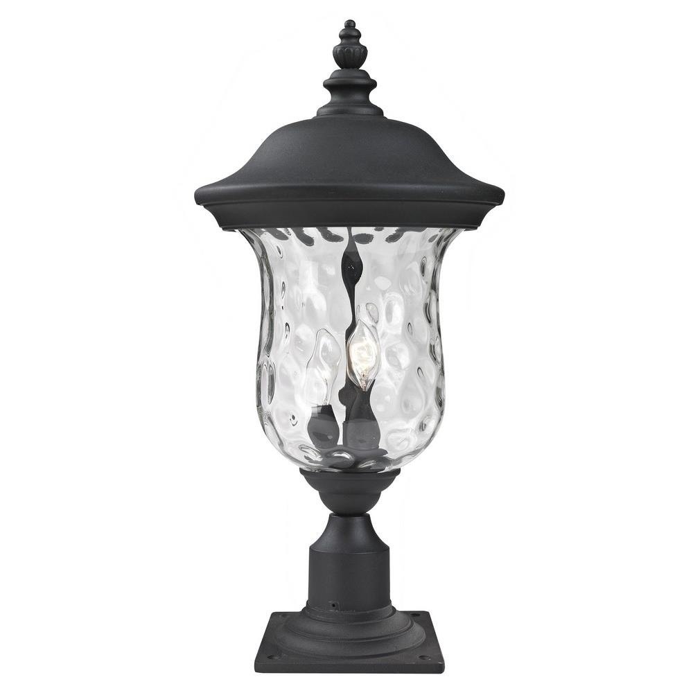 Z-Lite Armstrong 60-Watt 25.5-in Bronze Traditional Post Light Z-Lite Armstrong 60-Watt 25.5-in Bronze Traditional Post Light