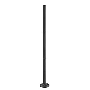 Z-Lite - 518P-BK - Accessory - Outdoor Post in Victorian
